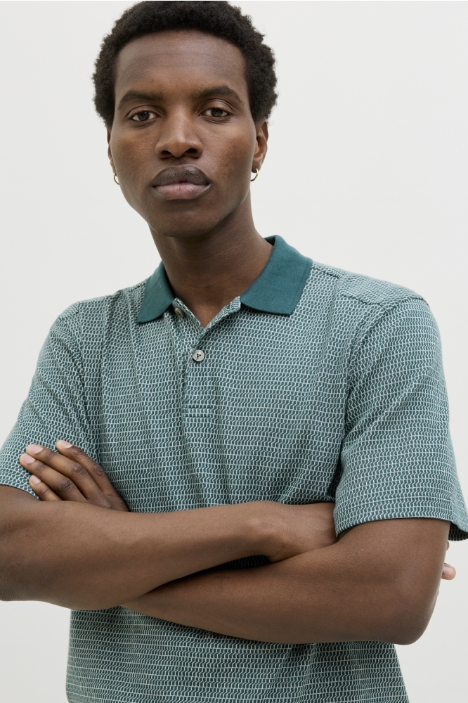 JCOLATIM POLO SS SMU 12283823 DEEP TEAL